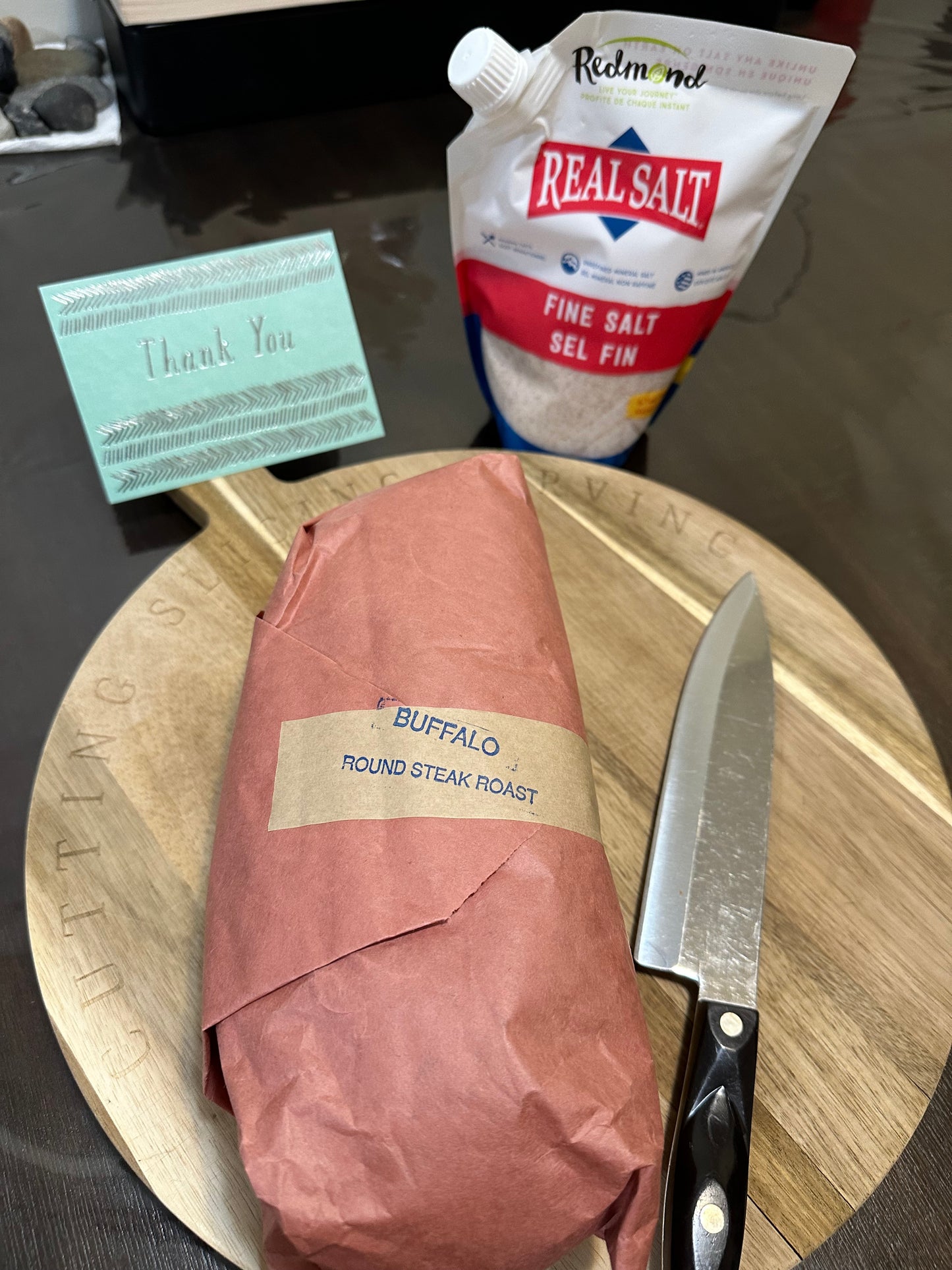 Quarter Bison finish your order